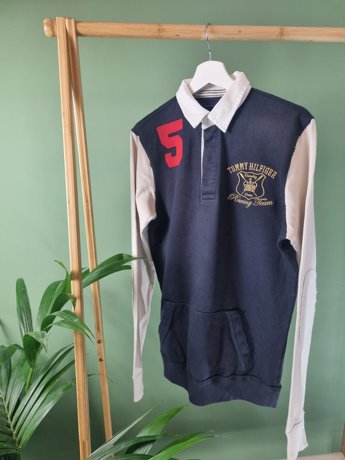 Tommy Hilfiger LS polo maat M