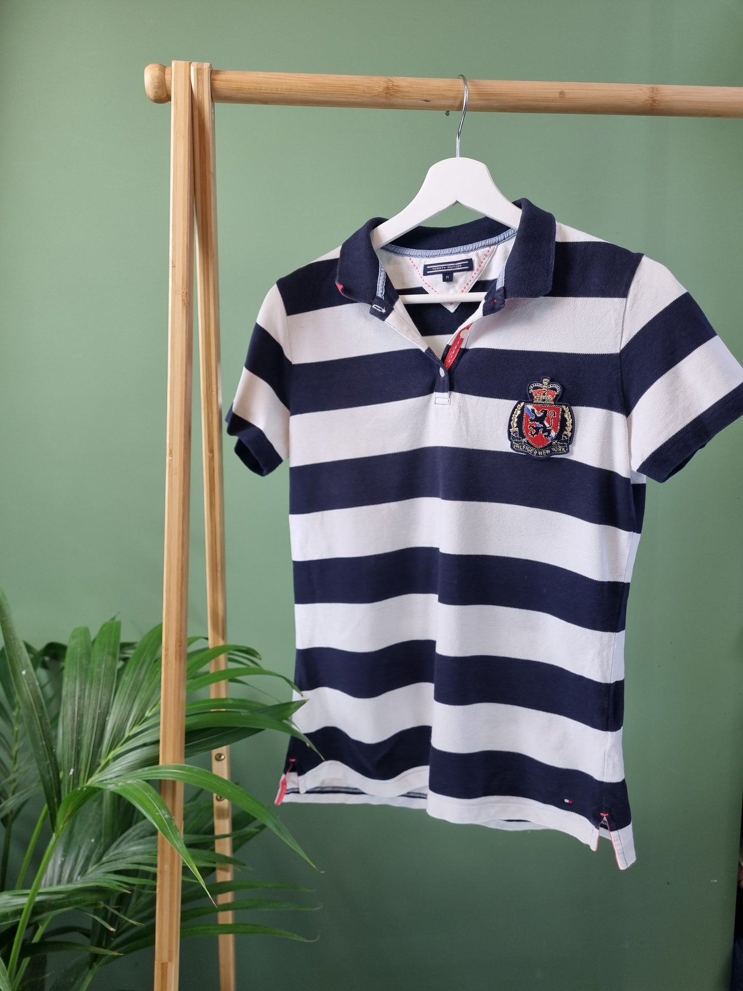 Tommy Hilfiger striped polo maat M