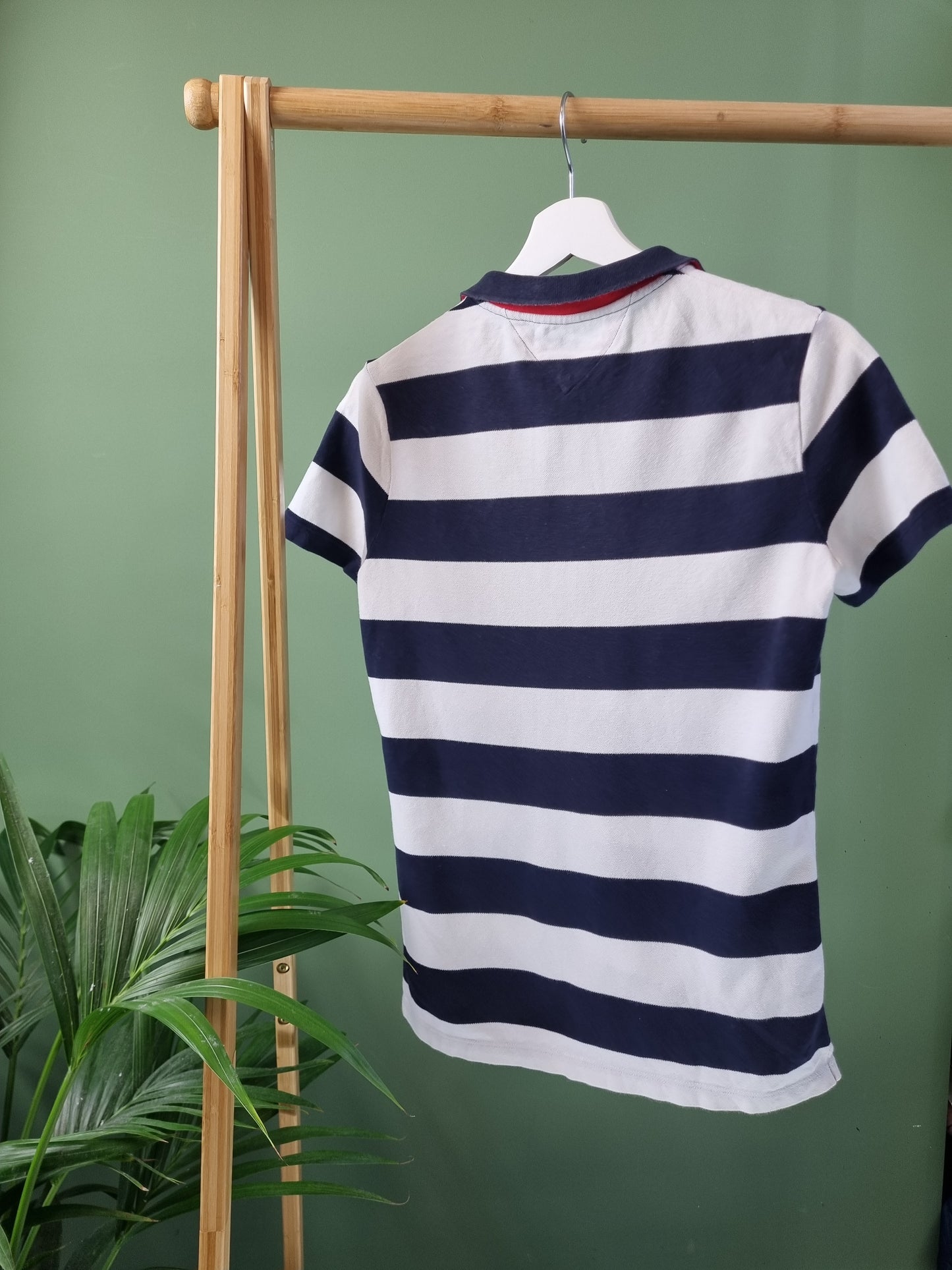 Tommy Hilfiger striped polo maat M