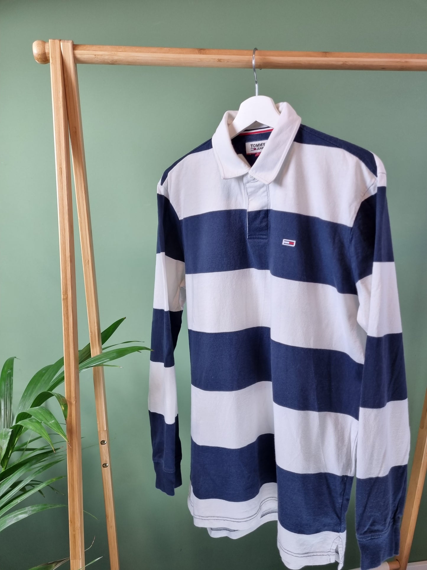 Tommy Hilfiger LS polo maat L
