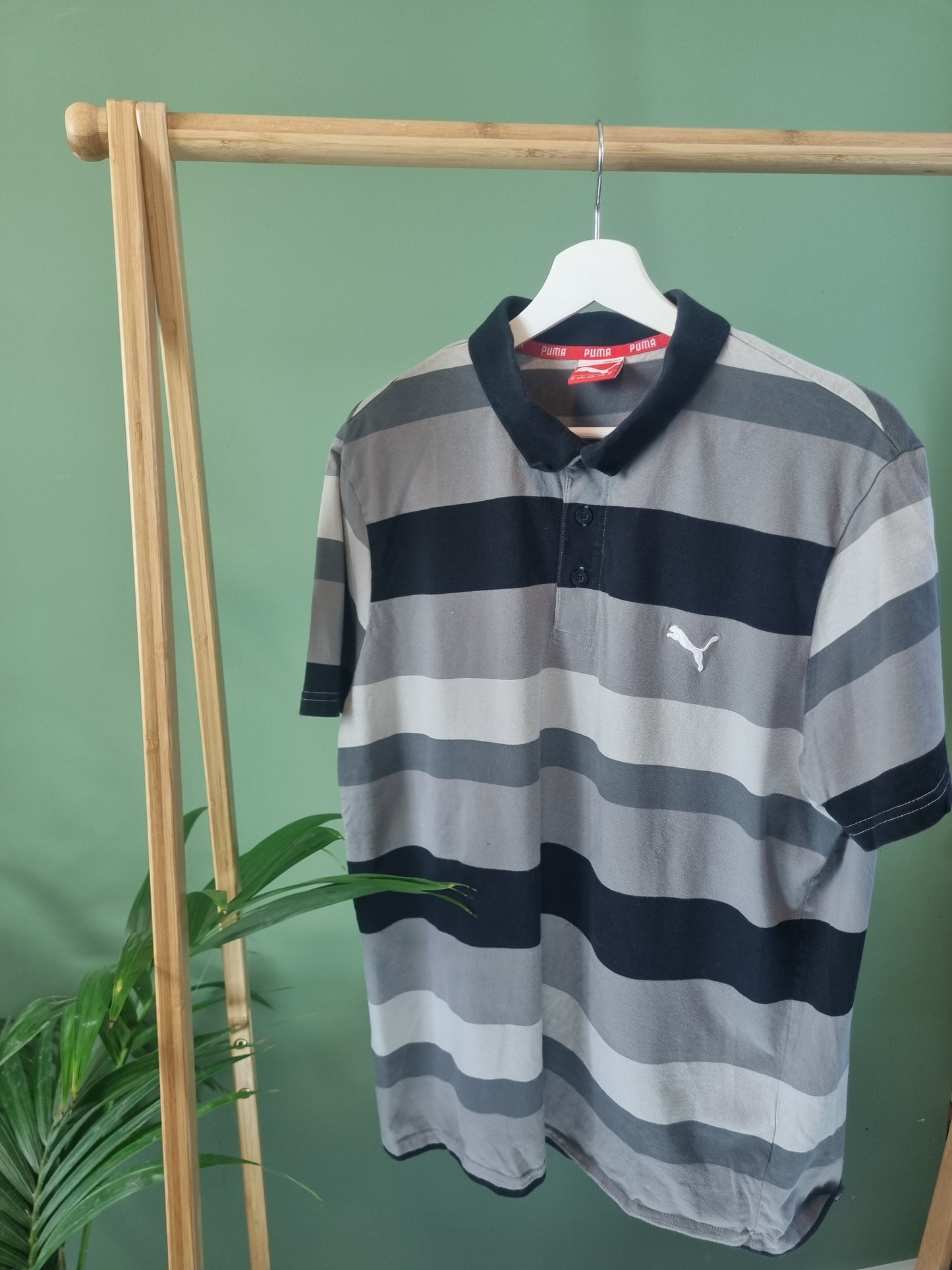 Puma stripe polo maat XL