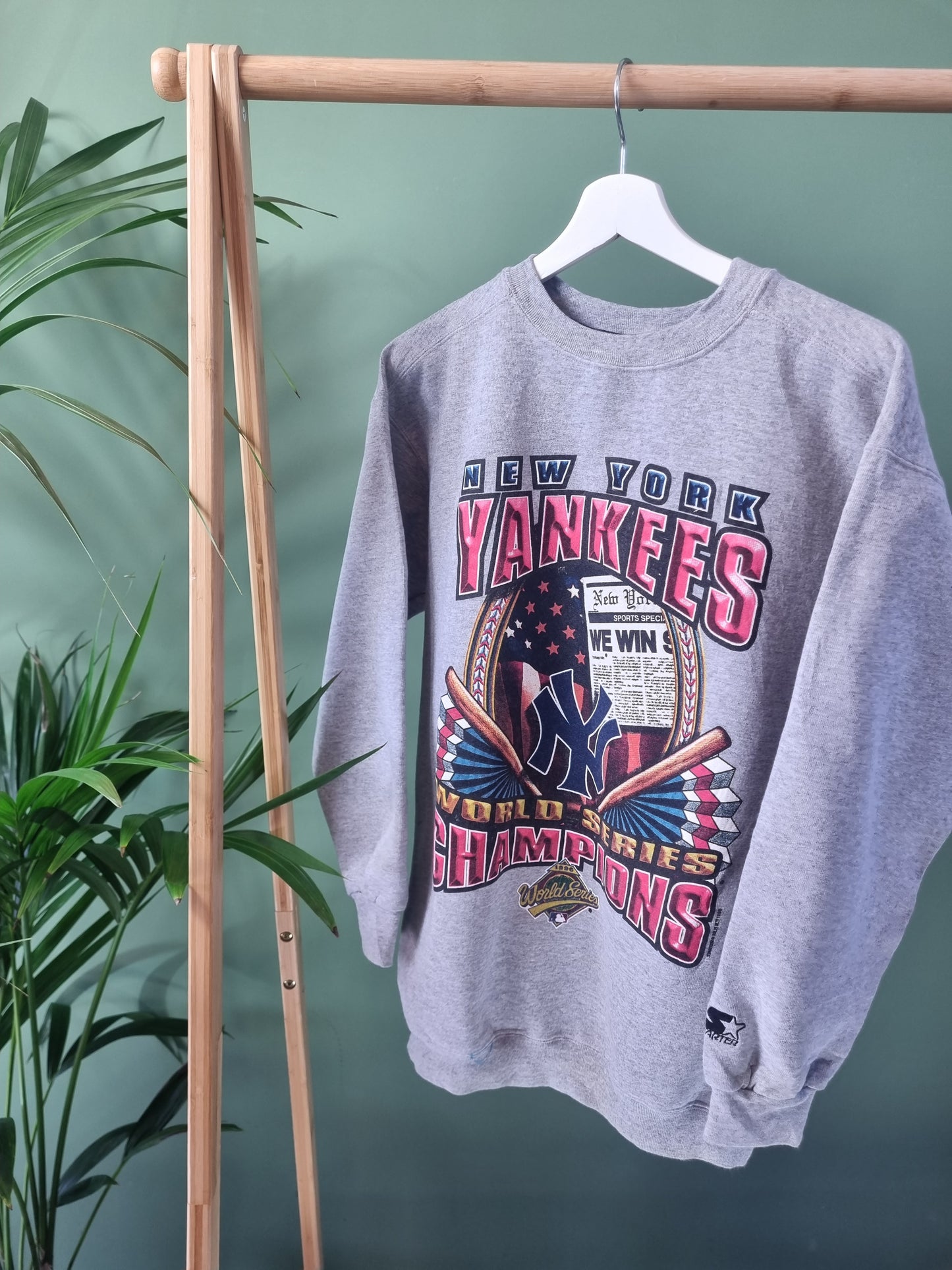 Rare Starter NY Yankees 1995 champion sweater maat XL