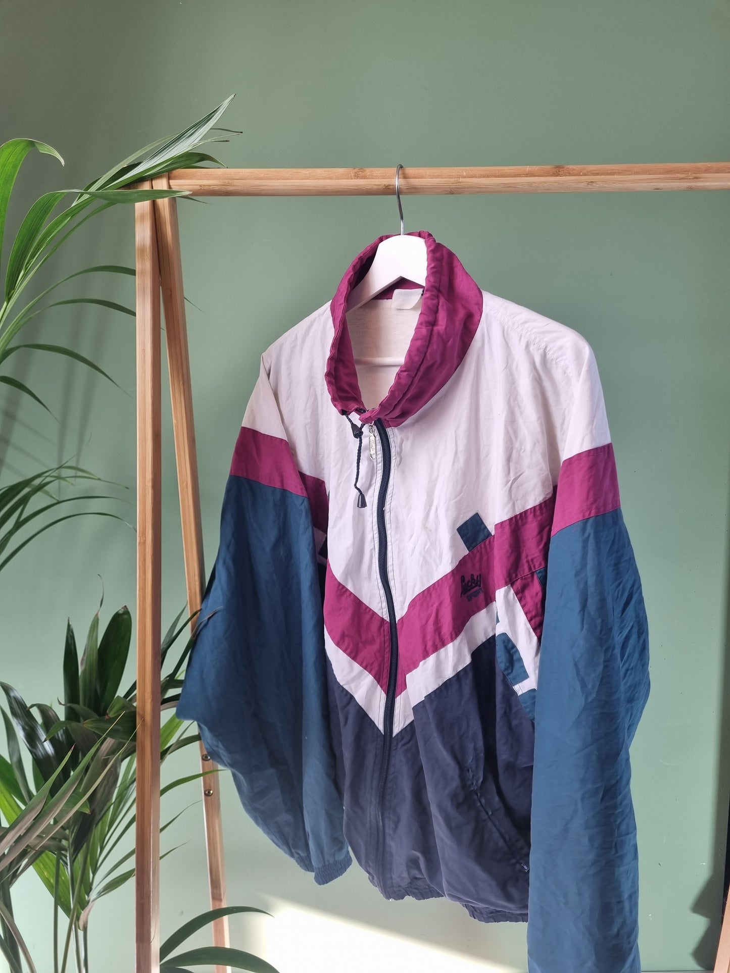 Vintage track jacket Lucky maat XL