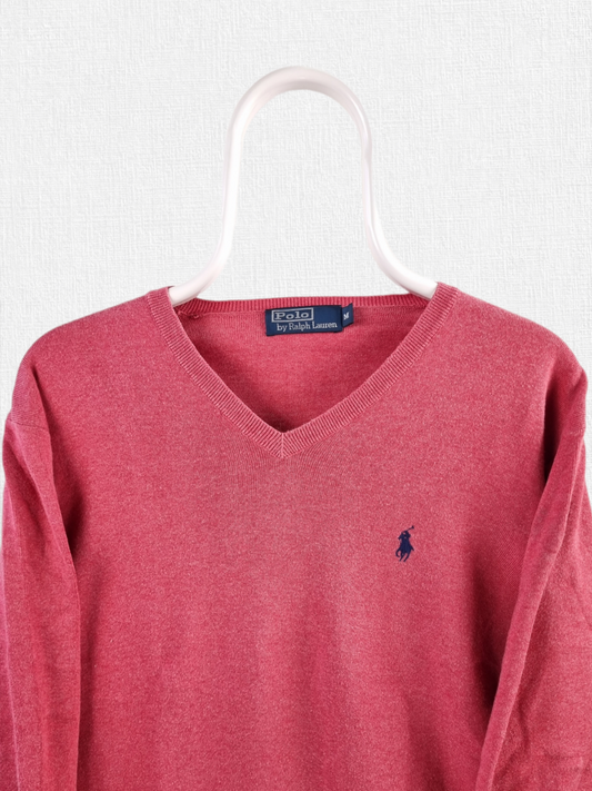 Ralph Lauren dun gebreid v-neck trui maat M