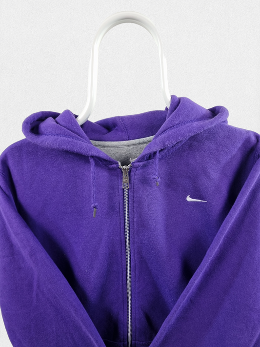 Nike chest logo swoosh hoodie met rits maat XL