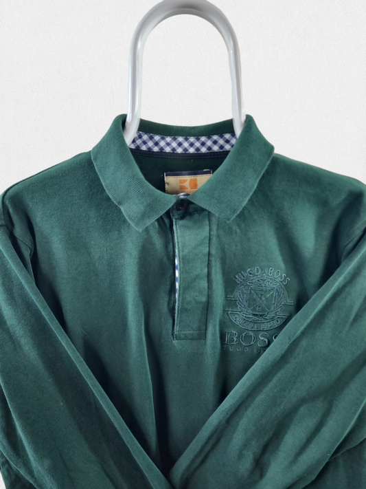 Hugo Boss LS polo maat S