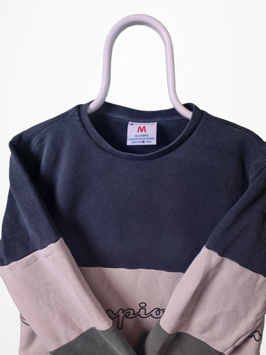 Champion color block sweater maat M