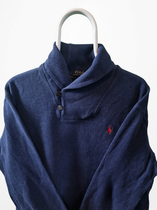 Ralph Lauren sjaalkraag sweater maat L