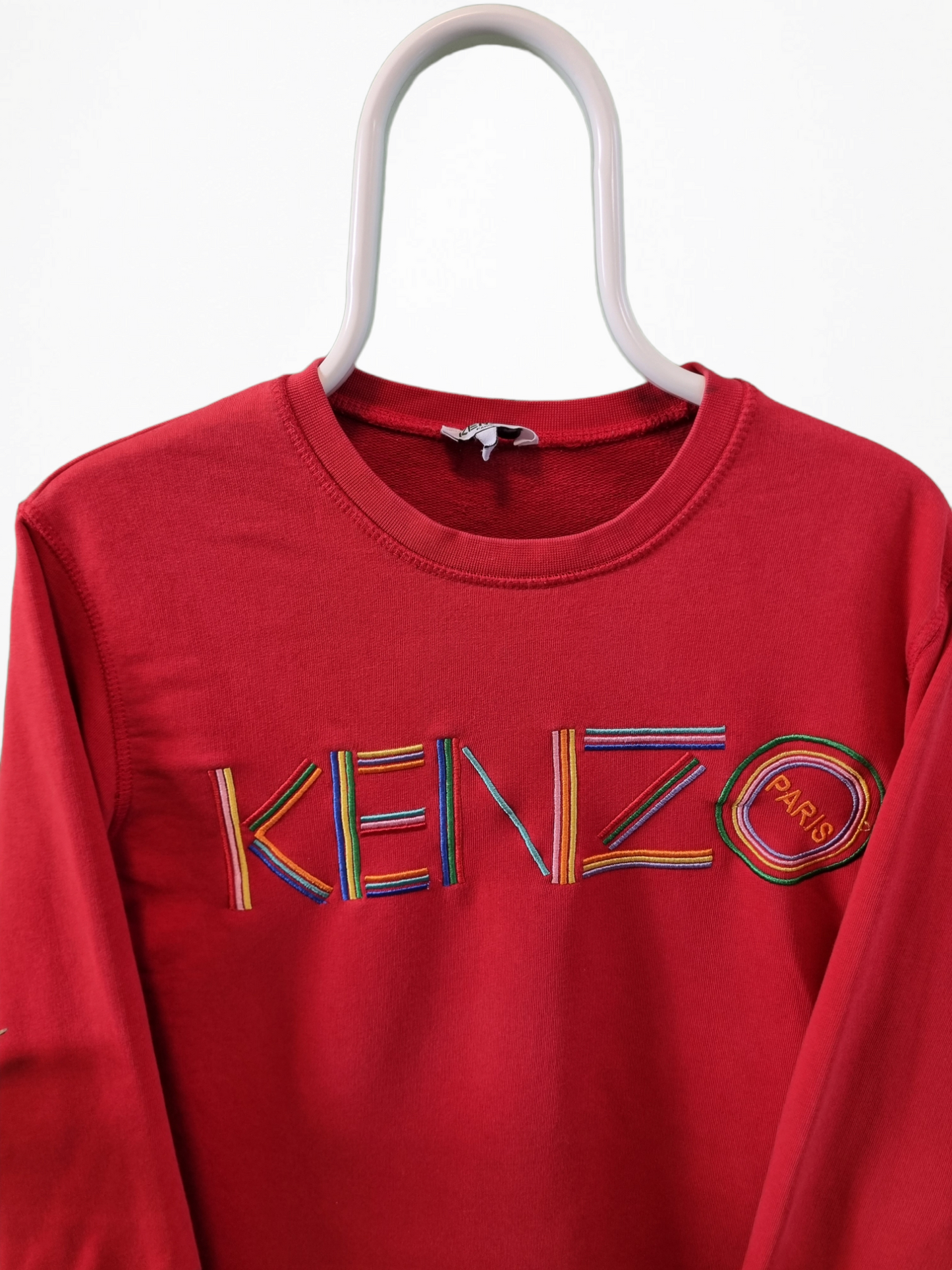 Kenzo embroidered text sweater maat M