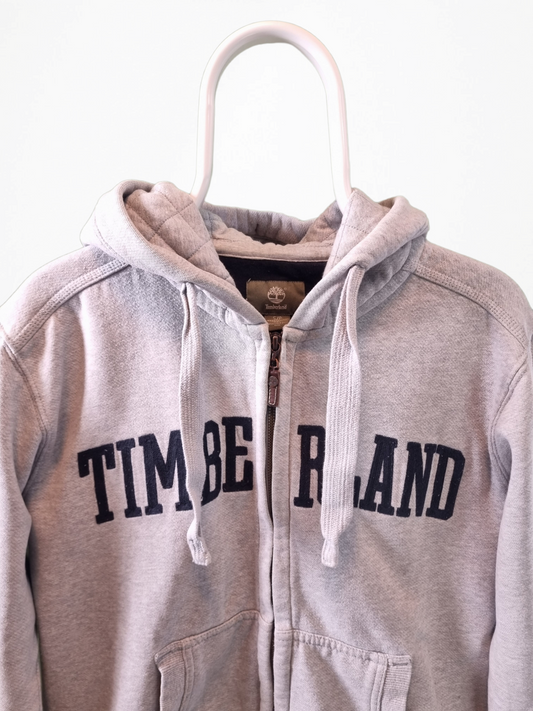 Timberland embroidered text hoodie met rits S