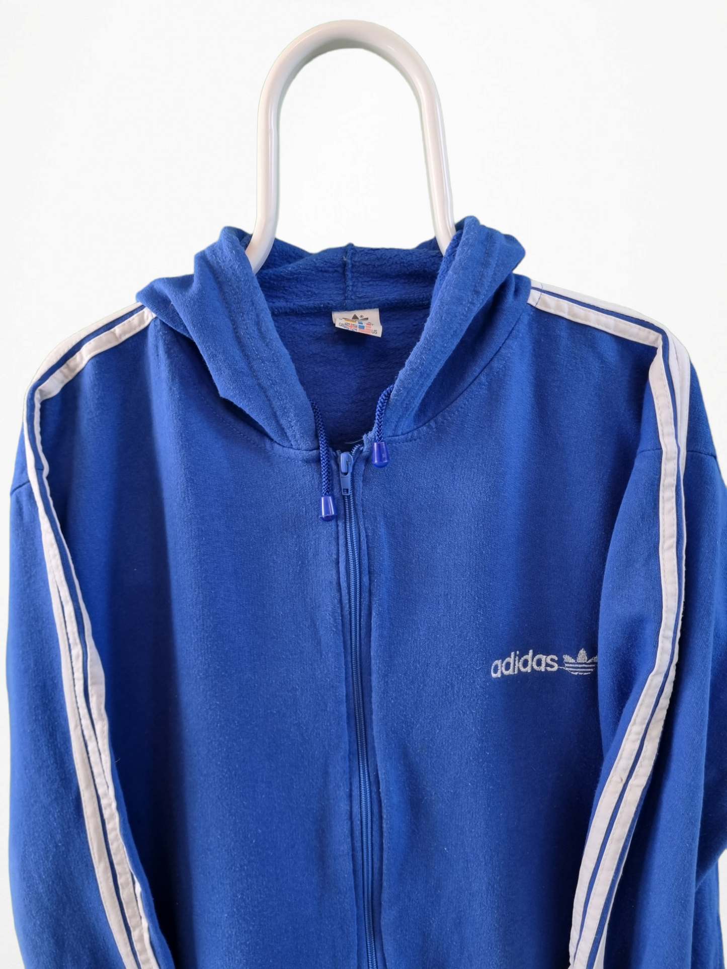 Adidas 80s 3-stripes hoodie met rits maat L