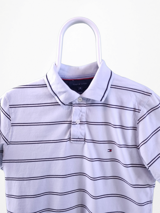 Tommy Hilfiger stripe polo maat M