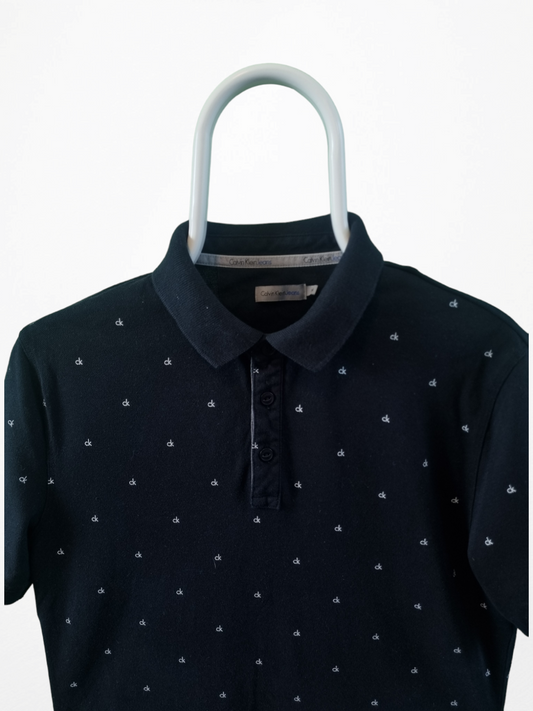 Calvin Klein all-over print polo maat M