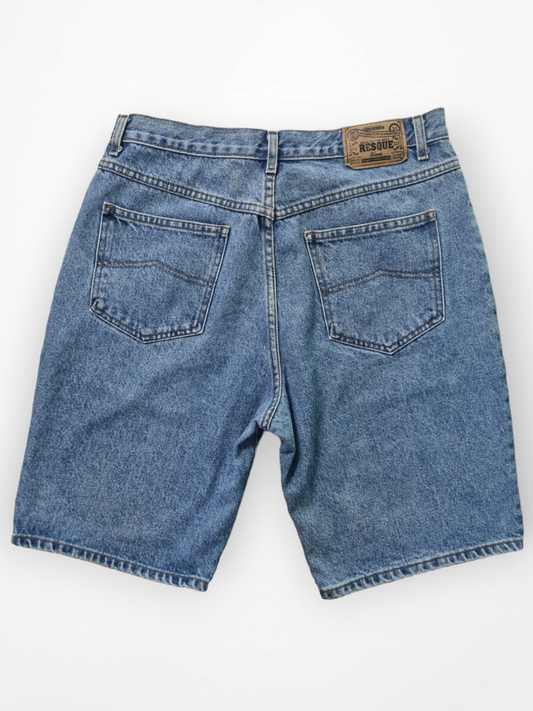 Vintage denim short maat 33